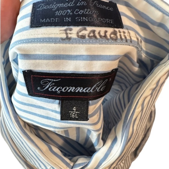 Faconnable Dress‎ Shirt - Picture 6 of 6